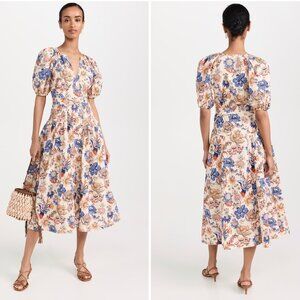 NEW ULLA JOHNSON Carina dress in Magnolia, Size 8